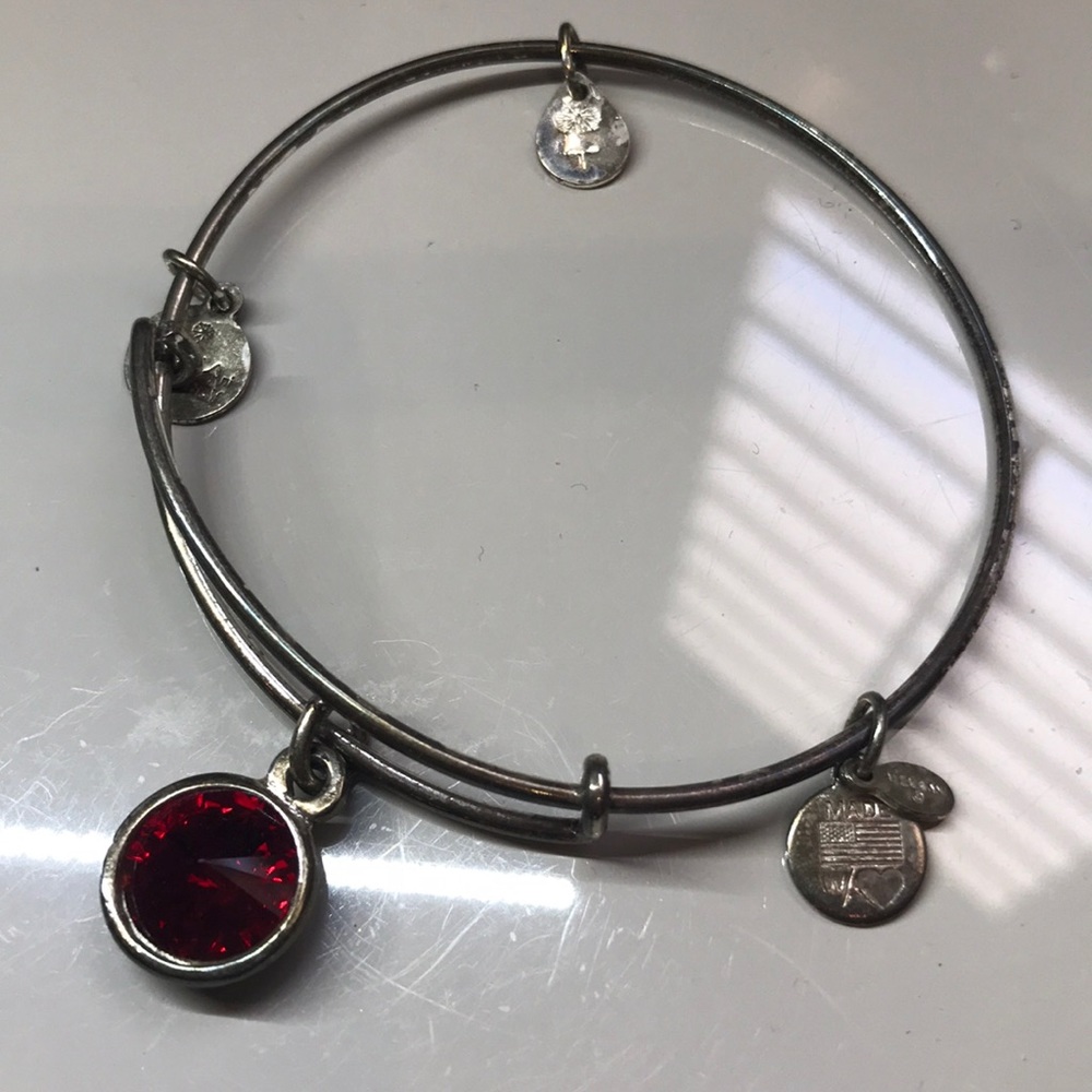 🔴Alex and Ani January birthstone bracelet